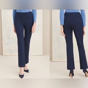BLACK Chico's Ponte Bootcut Leggings Size 1R - Standard‎ Size 8